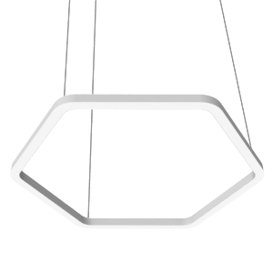 светильник светодиодный enso g 1100х980х40мм 49вт 3000к подвесной ral9003 бел. матов. с опаловым рассеив. varton v1-r0-0g524-30000-2004930 от BTSprom.by