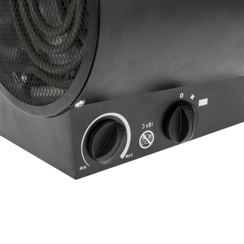  Пушка тепловая электрическая круглая прямоугольная подставка ТЭН 3кВт Rexant 60-0037 фото в каталоге от BTSprom.by