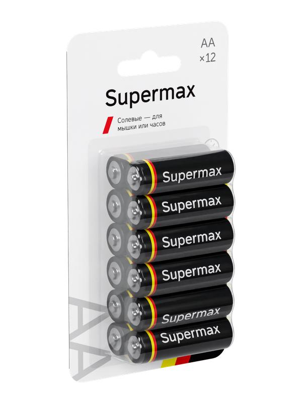 элемент питания солевой aa/r6 (блист.12шт) supermax supr6bl12 от BTSprom.by
