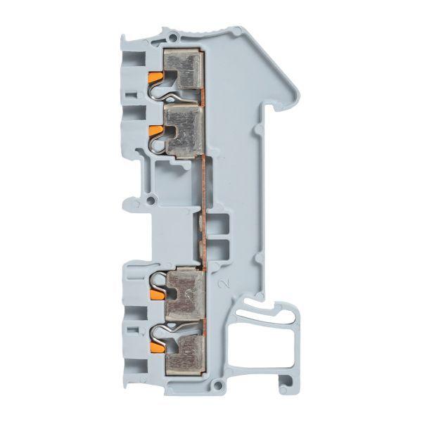  Колодка клеммная пружинная 1.5 Push-in 4 вывода сер. EKF PIT-1.5-4 фото в каталоге от BTSprom.by