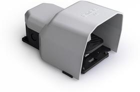 педаль одиночная 2x(1но+1нз) + 2x(1но+1нз) 2 скорости с защитным кожухом (алюм.) сер. цвета (250в ac 4а) ip65 emas pdks11vx20g от BTSprom.by