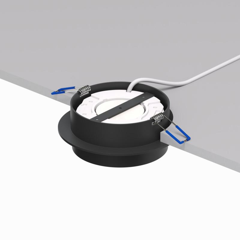  Светильник FLAT 15Вт GX53 IP20 LED встраив. алюм. черн. DENKIRS 772627 фото в каталоге от BTSprom.by