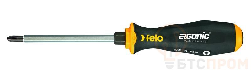 Отвертка Ergonic крестовая ударная PH 1х80 Felo 45210240 фото в каталоге от BTSprom.by  Отвертка Ergonic крестовая ударная PH 1х80 Felo 45210240 фото в каталоге от BTSprom.by