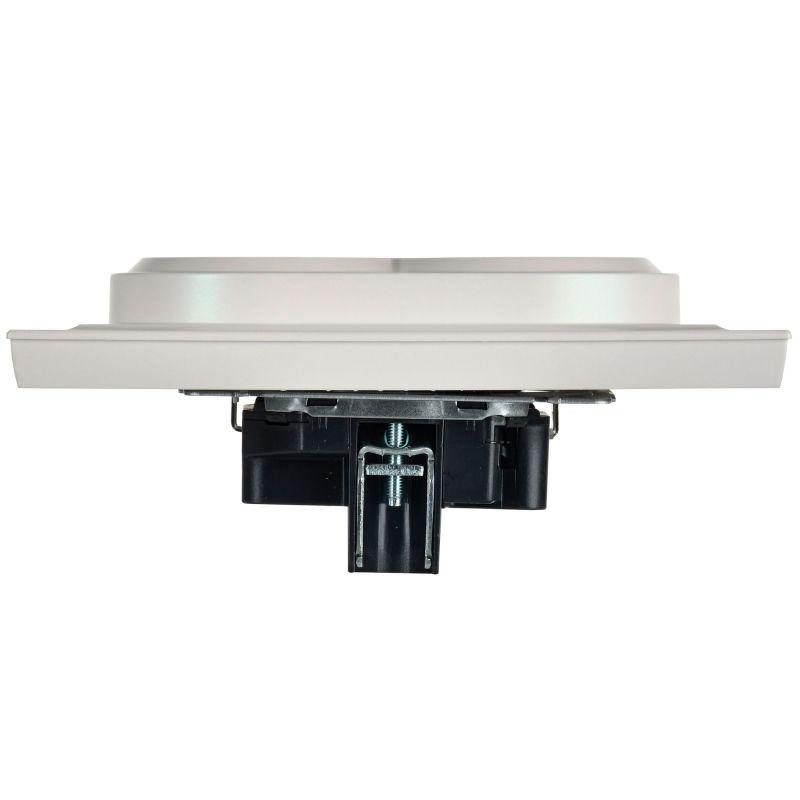  Розетка 2-м СП BRITE РС12-3-БрЖ 16А в сборе с заземл. без защ. шторок жемчуж. IEK BR-R21-16-K36-F фото в каталоге от BTSprom.by