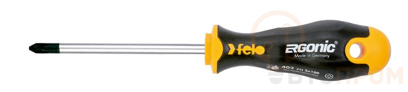 Отвертка Ergonic крестовая PH 1х80 Felo 40210210 фото в каталоге от BTSprom.by  Отвертка Ergonic крестовая PH 1х80 Felo 40210210 фото в каталоге от BTSprom.by