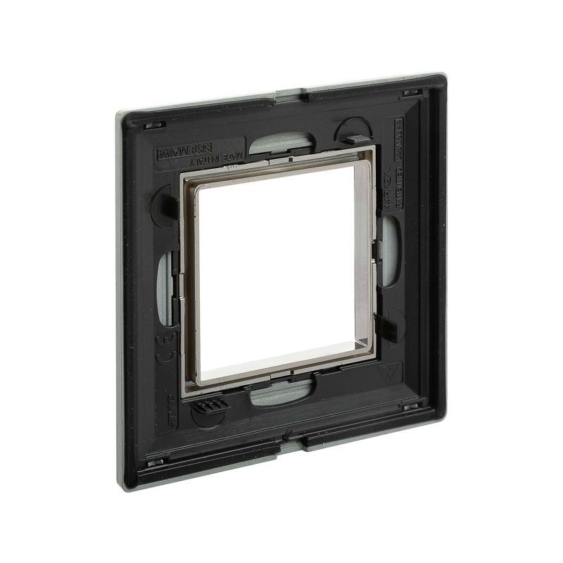  Рамка 1-м 2мод. Avanti метал. свет. серебр. DKC 4404852 фото в каталоге от BTSprom.by