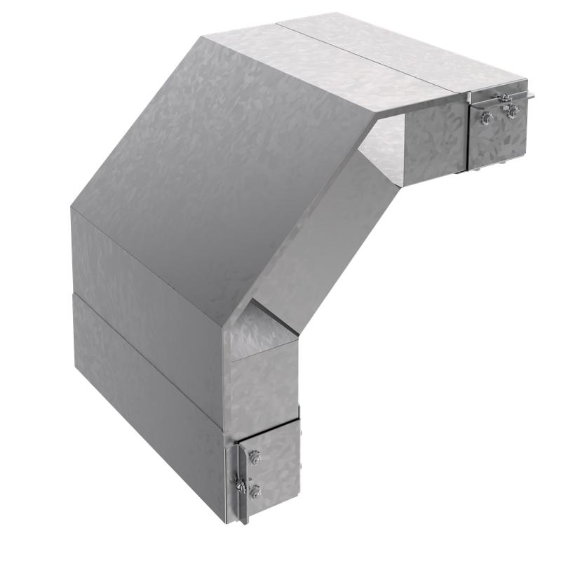 Короб угловой вниз 90град. 100х100 сталь 1.5мм КУ90Н.100.100.455.1.5.2 СОЭМИ Н7244110272 от BTSprom.by