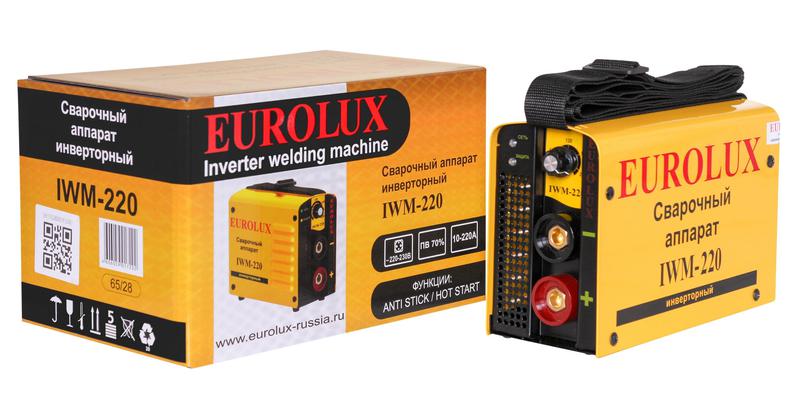  Инвертор сварочный IWM220 EUROLUX 65/28 фото в каталоге от BTSprom.by