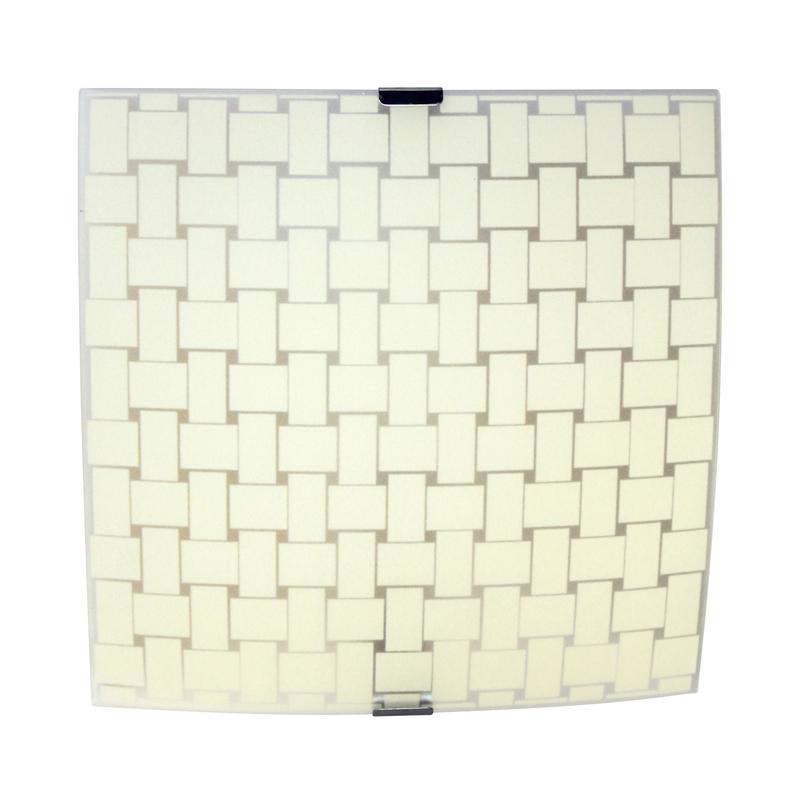 светильник нпб 09-60-003 м83 "плетенка" 300х300 матов. шампань/клипсы штамп метал. (инд. упак.) элетех 1005205723 от BTSprom.by