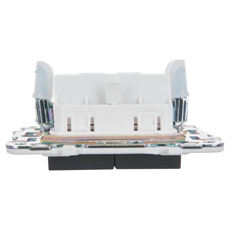  Выключатель 2-кл. SKANDY 10А SK-V09G с индикацией графит IEK SK-V20-1-10-K53 фото в каталоге от BTSprom.by