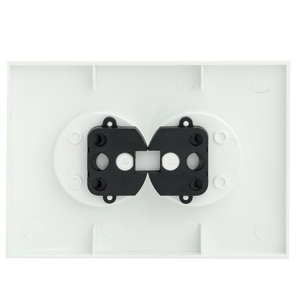  Панель лицевая Валенсия для 2-м розетки 10А без заземл. защ. шторки жемчуж. PROxima EKF ESR10-L-102-50 фото в каталоге от BTSprom.by