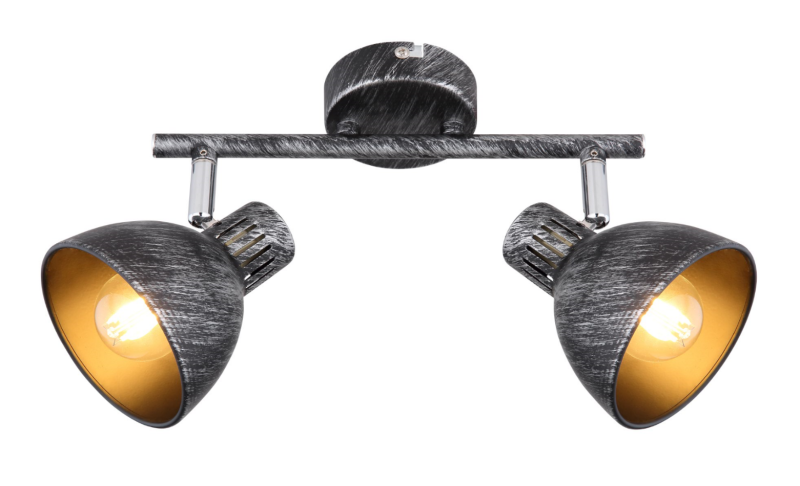 светильник настенно-потолочный спот eho 7031-702 2хe14 40вт поворотный rivoli б0047129 от BTSprom.by