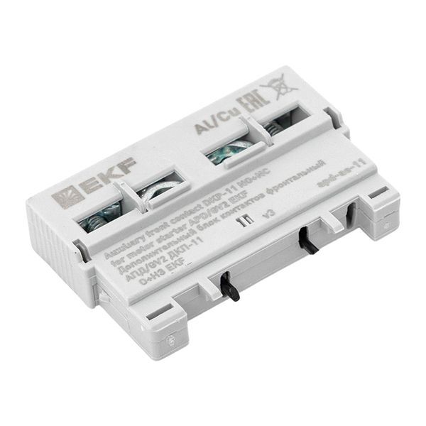  Контакт дополнительный фронтальный АПД/GV2 ДКП-11 НО+НЗ EKF apd-ae-11 фото в каталоге от BTSprom.by