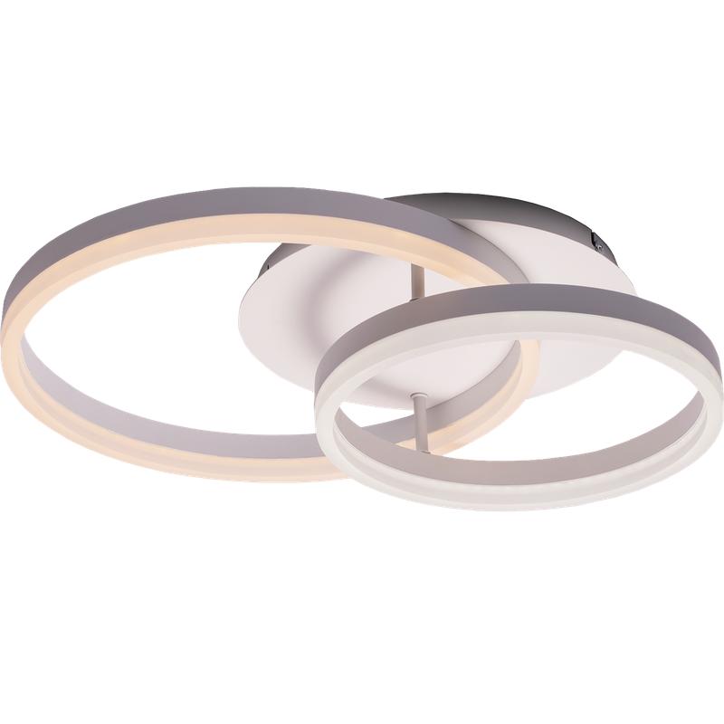  Люстра светодиодная ECLIPSE 56Вт 640х400х125мм 14кв.м потолочная ДУ 3 режима диммир. бел. Ritter 52082 9 фото в каталоге от BTSprom.by