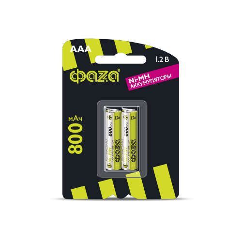 аккумулятор aaa ni-mh 1.2в 800ма.ч bl-2 (уп.2шт) фаzа 5002883 от BTSprom.by