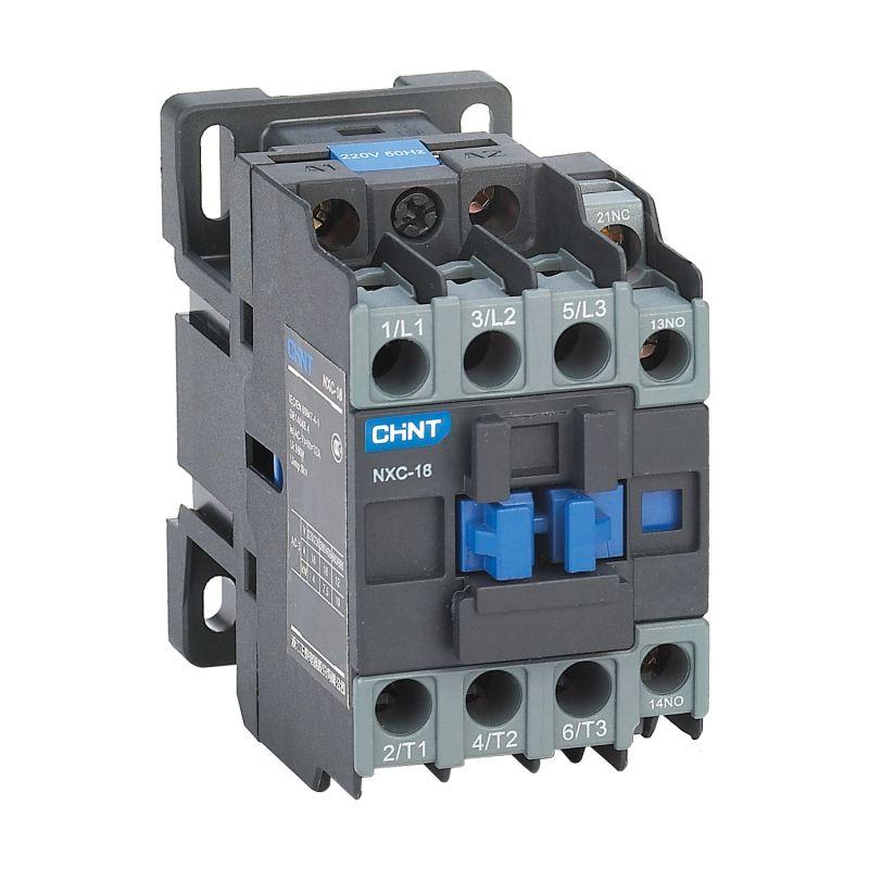 контактор nxc-18 18а кат. 380в ac 1но+1нз ac-3 (r) chint 836905 от BTSprom.by