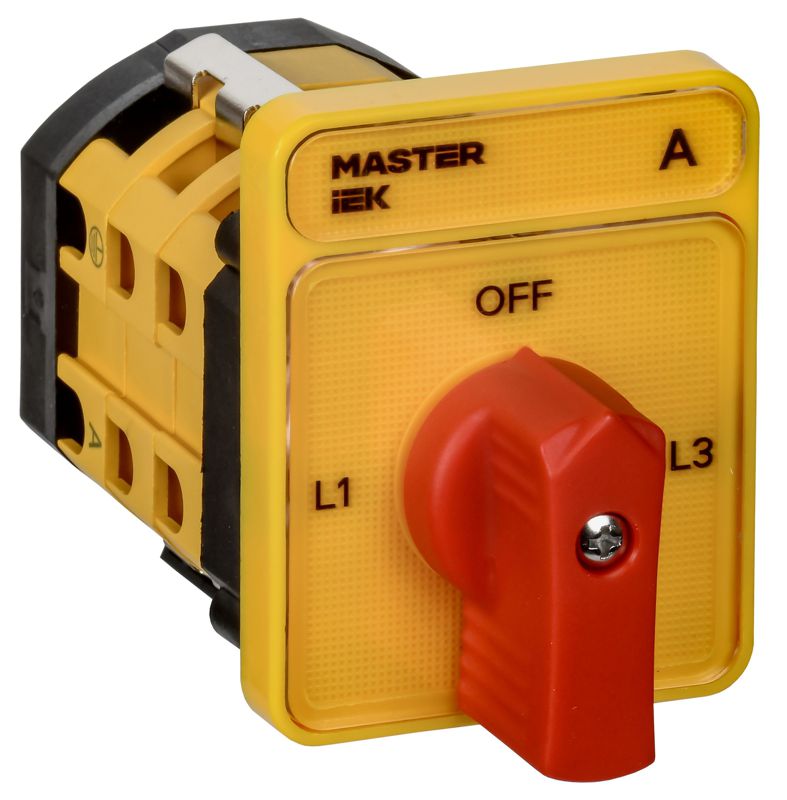 переключатель кулачковый 10а (сх. 98) стандартная рукоятка iek mi-cs10-010-098 от BTSprom.by