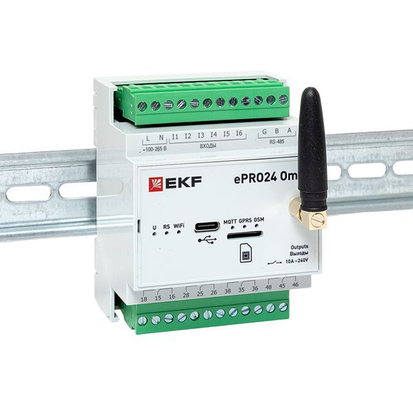  Контроллер удаленного управления 6вх./4вых. Wi-Fi GSM 230 В ePRO24 Omni EKF ePRO24-6-4-WG-OMNI фото в каталоге от BTSprom.by