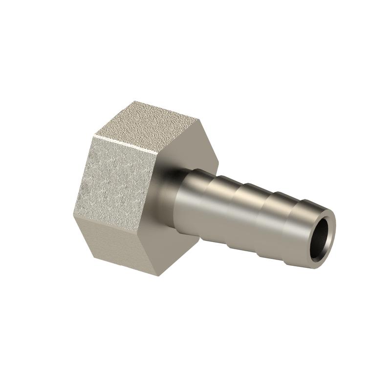 штуцер для шланга латунь внутр. резьба 10х1/2дюйм никель rtp 39738 от BTSprom.by