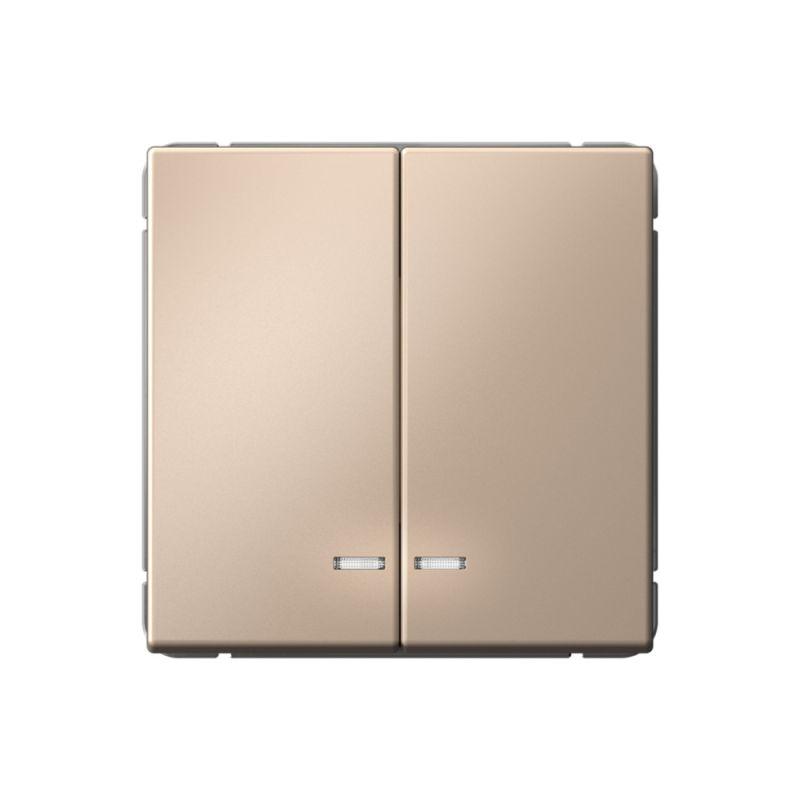  Выключатель 2-кл. ArtGallery (сх. 5а) 10AX с подсветкой механизм песочн. SE GAL001253 фото в каталоге от BTSprom.by