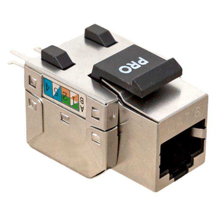 модуль розеточный keystone rj45 кат.6 ftp экранир. 110 idc 90град. teracom pro ekf trp-kstn-sock-90d-6ftp от BTSprom.by
