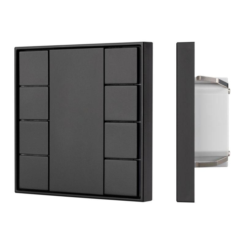панель knx-223-8-black (bus) (ip20 пластик) intelligent arlight 028759 от BTSprom.by