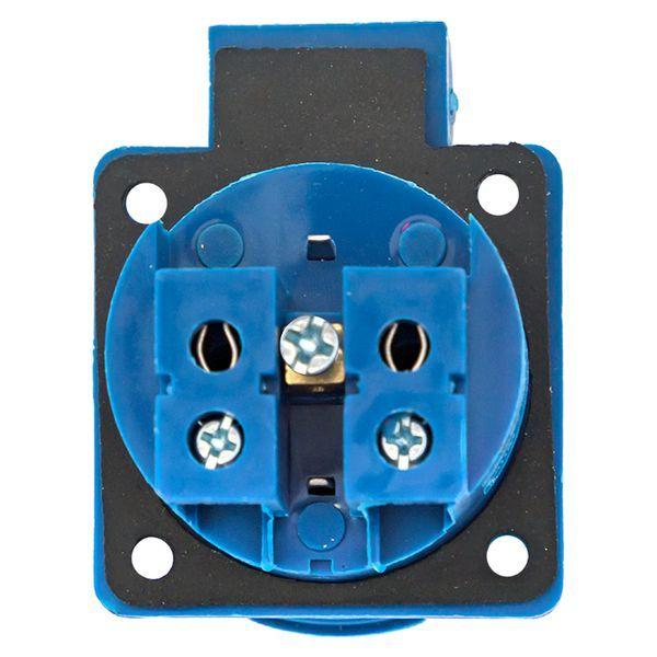  Розетка панельная 112 скрытая 2P+PЕ 16А 220В IP44 с защ. крышкой EKF ps-112-16-220 фото в каталоге от BTSprom.by