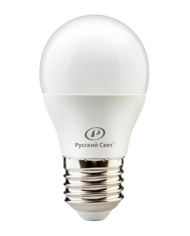 лампа светодиодная rs g45 e27 6w 220-240v 4000к 6вт 600лм ra 90 шар русский свет 15010445047 от BTSprom.by
