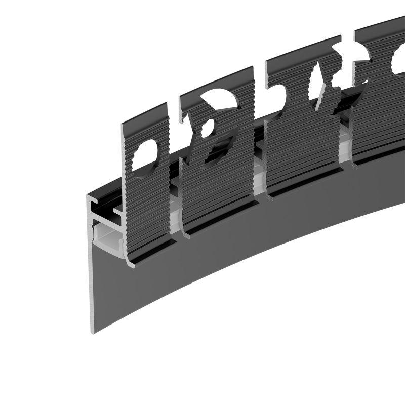 профиль plintus-fantom-bent-h20-side-2000 black l2000 алюм. arlight 043673(1) от BTSprom.by