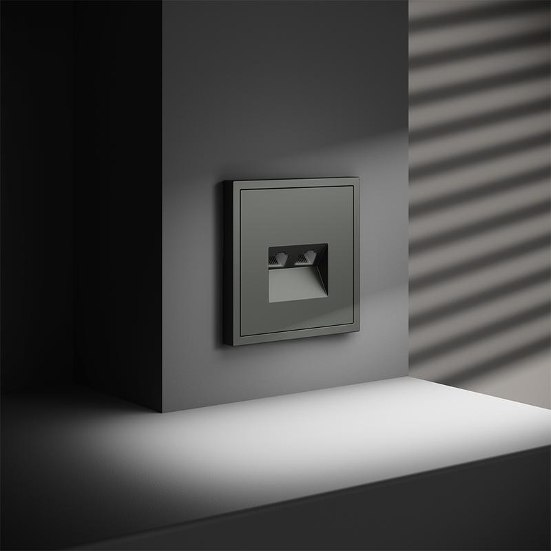  Розетка компьютерная 2-м СП S70 RJ45 + RJ45 кат.6 механизм титан Voltum VLS060206 фото в каталоге от BTSprom.by