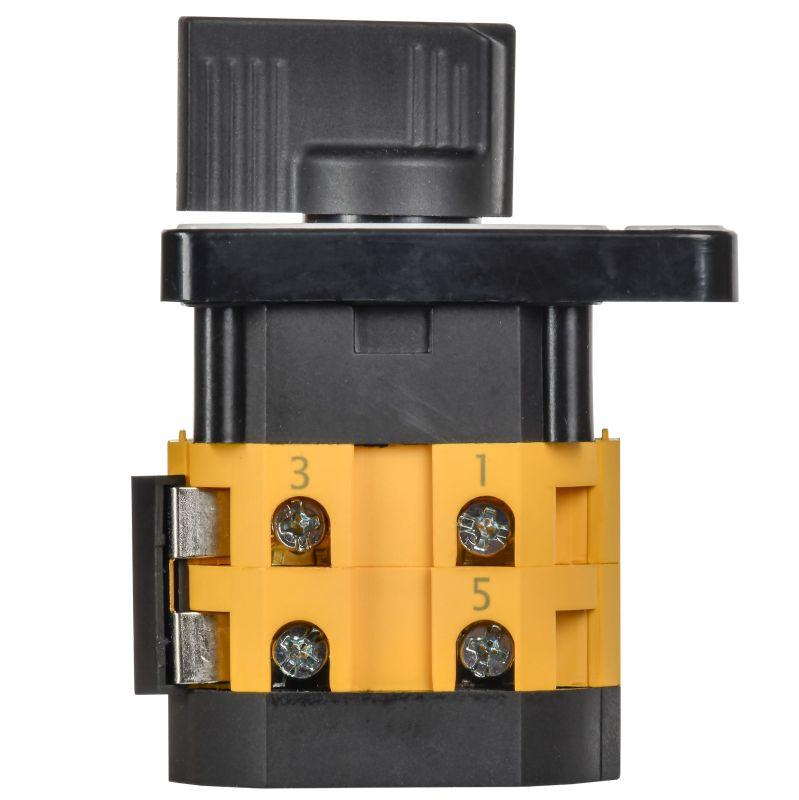  Переключатель кулачковый 10А (сх. 67) стандартная черн. рукоятка MASTER IEK MI-CS10-010-067-K02 фото в каталоге от BTSprom.by