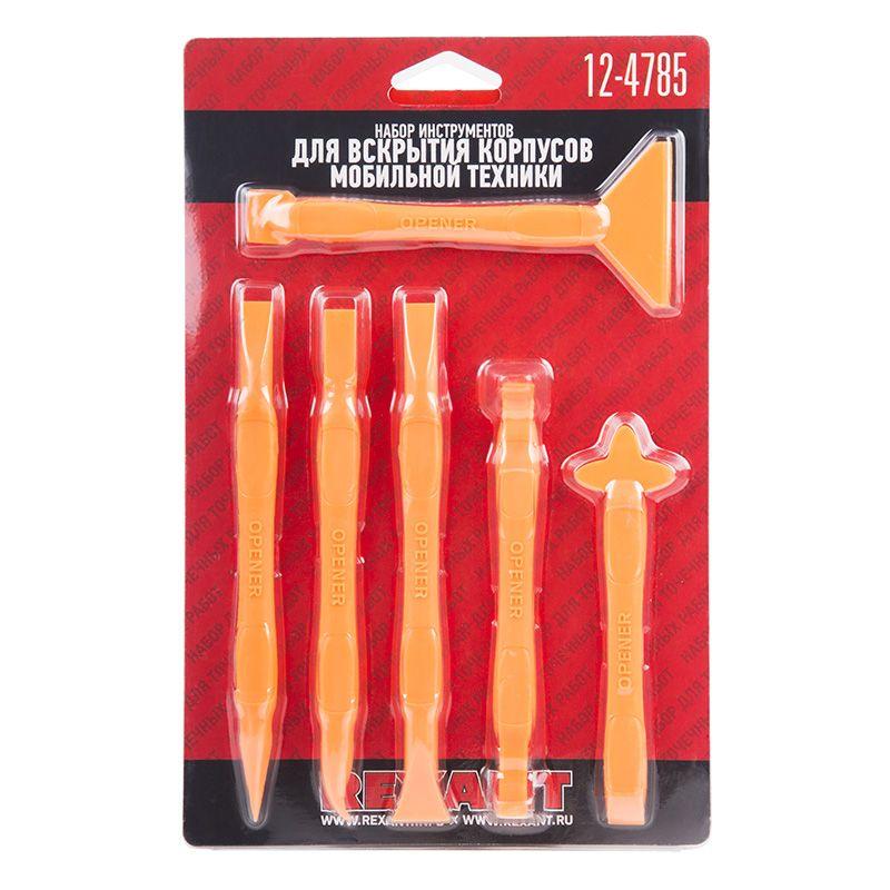 Набор инструментов для вскрытия корпусов мобильной техники 6 предметов RA-05 Rexant 12-4785 фото в каталоге от BTSprom.by
