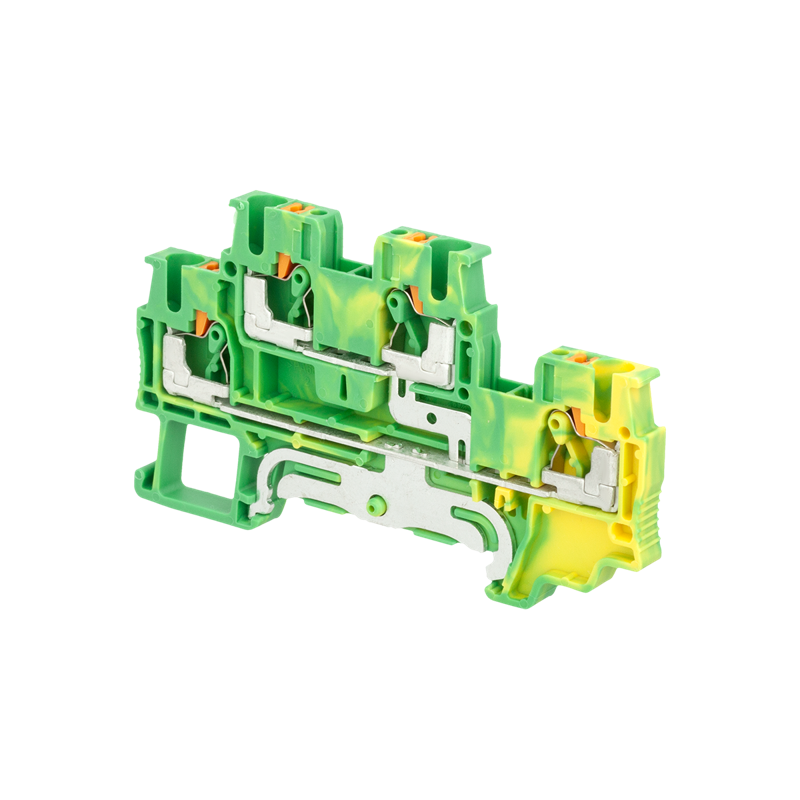 клемма push-in двухуровневая "земля" 2.5кв.мм mtp-d2.5pe овен 136792 от BTSprom.by