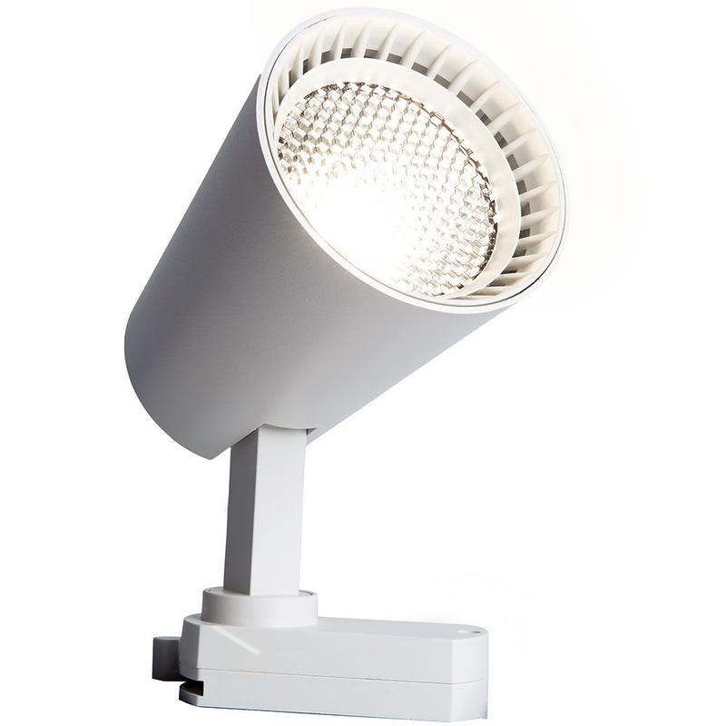 светильник светодиодный трековый на шинопровод 20вт 1800лм 4000к 35град. бел. al100 feron 41605 от BTSprom.by