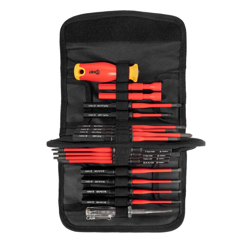 отвертка диэлектрическая со сменными битами нио-1118 слим квт 105634 от BTSprom.by