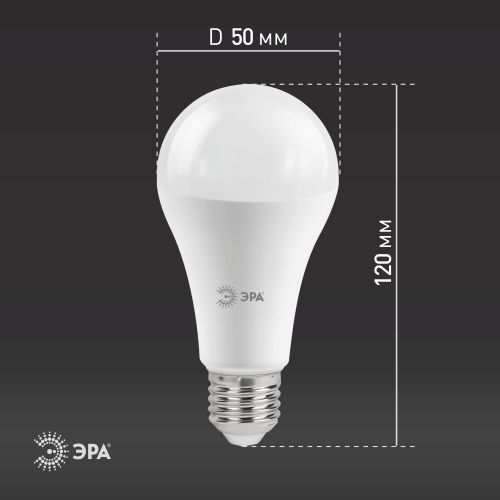 Лампа светодиодная LED A65-30W-827-E27 A65 30Вт груша E27 тепл. бел. ЭРА Б0048015 фото в каталоге от BTSprom.by