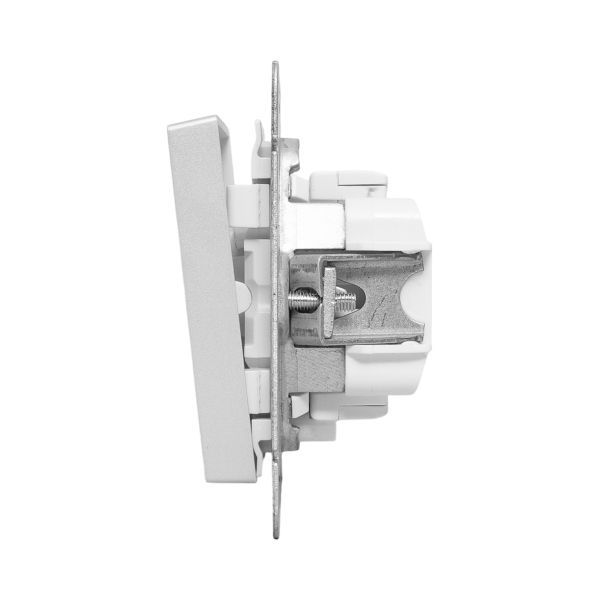  Выключатель 1-кл. СП Эпика с подсветкой механизм алюм. EKF UP1-SWA-14 фото в каталоге от BTSprom.by