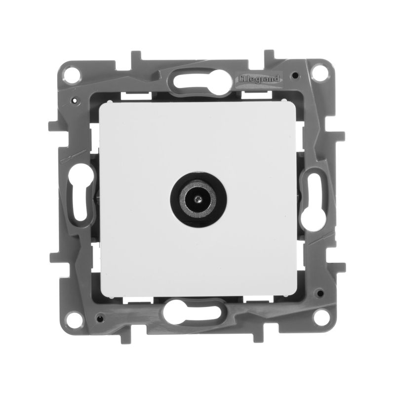  Розетка телевизионная оконечная TV СП Etika 5дБ 5-862МГц механизм бел. IEK 672265 фото в каталоге от BTSprom.by