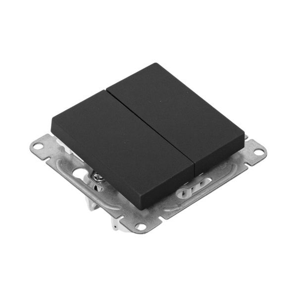  Выключатель проходной 2-кл. СП Эпика механизм черн. EKF UP1-SWB-21 фото в каталоге от BTSprom.by