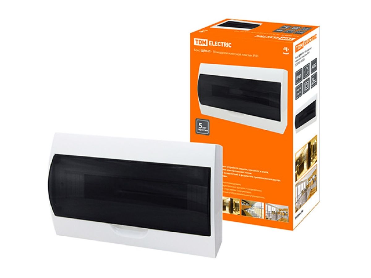 бокс щрн-п-18модулей навесной пластик ip41 tdm sq0901-0005 от BTSprom.by