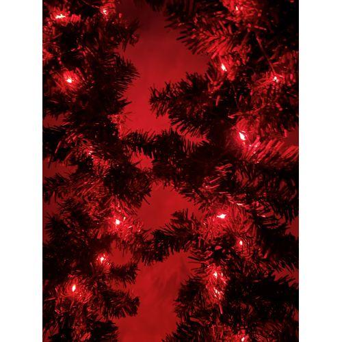  Гирлянда светодиодная "Нить" 5м 50LED красн. свет АА ЭРА Б0047963 фото в каталоге от BTSprom.by