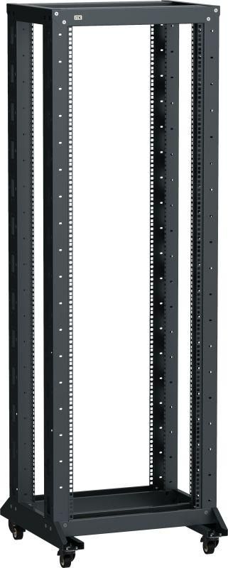 стойка 2-рамная 24u 600х600мм на рол. черн. linea f itk lf05-24u66-2rm от BTSprom.by