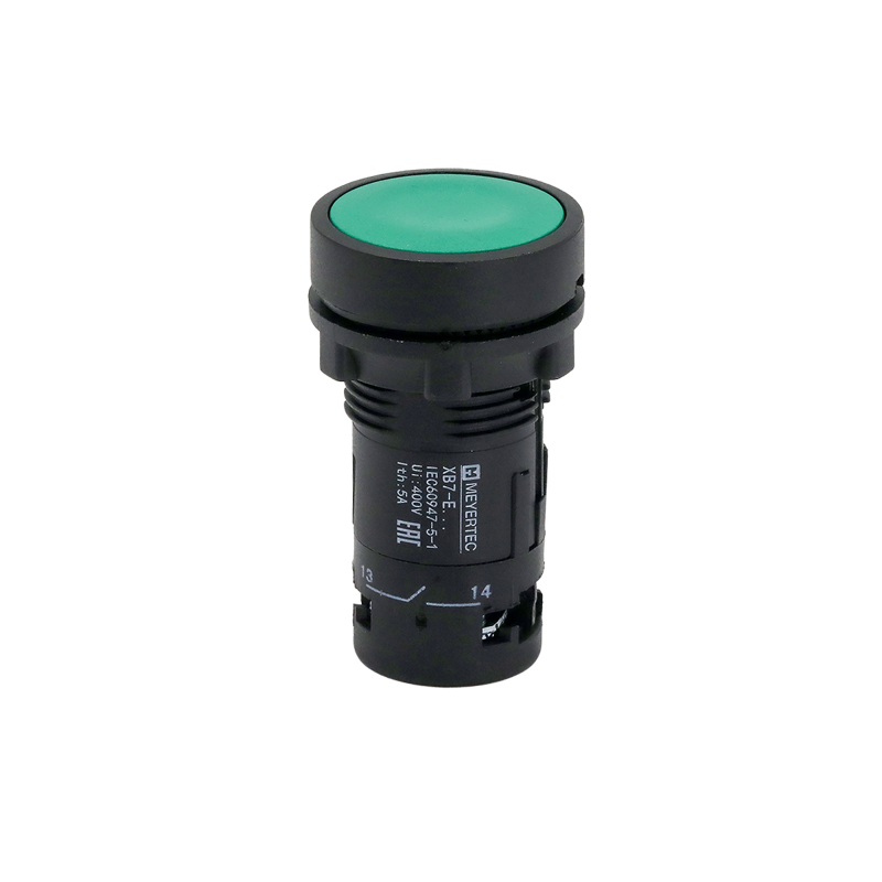 кнопка плоская 1no+1nc ip54 пластик mtb7-ea35 зел. овен 132683 от BTSprom.by