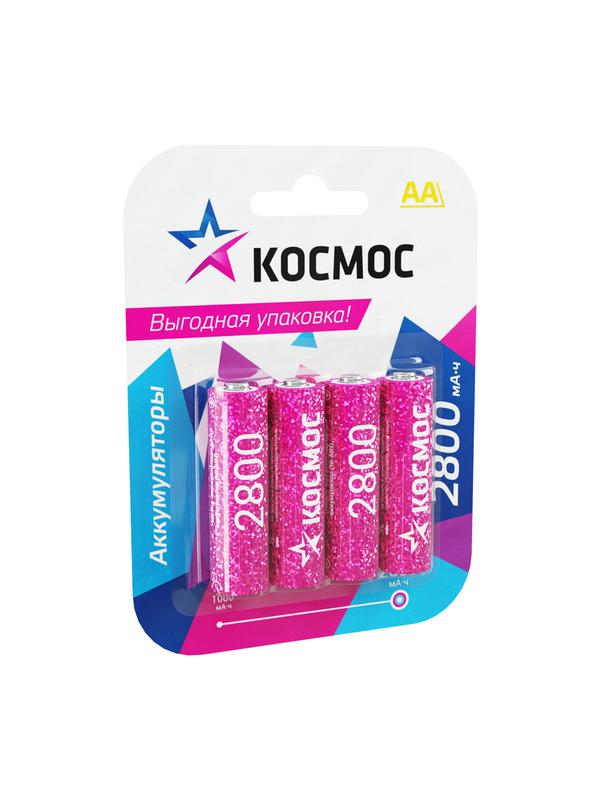 аккумулятор aa/r6 2800ма.ч ni-mn bp-4 (блист.4шт) космос kocr6nimh2800mah4bl от BTSprom.by