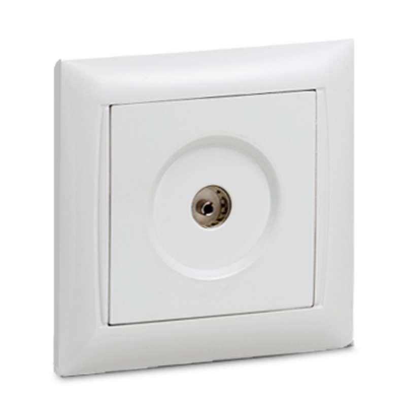 розетка телевизионная tv сп valenzo 6027 16а ip20 бел. asd / in home 4690612006413 от BTSprom.by
