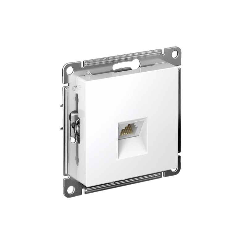 розетка компьютерная 1-м atlasdesign rj45 кат.5e механизм бел. se atn000183 от BTSprom.by