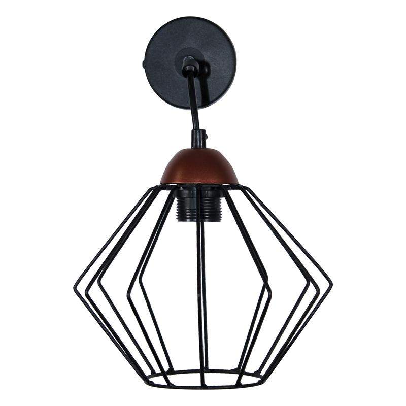  Светильник "Конти" 511 (Плафон Ромб) НББ 01-60-165 Е27 (ИМ) настенный медь черн. муар Элетех 1005405031 фото в каталоге от BTSprom.by