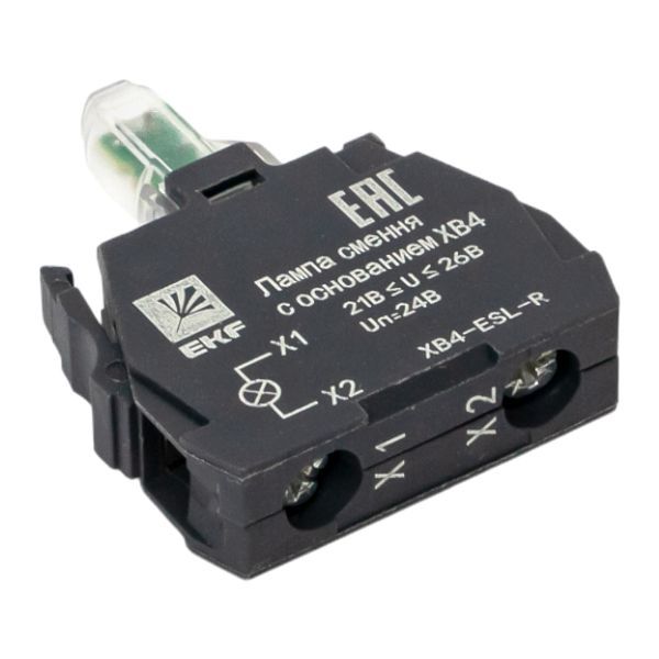  Лампа сменная с основанием XB4 красн. 24В PROxima EKF XB4-ESL-R фото в каталоге от BTSprom.by