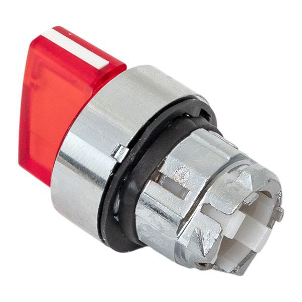  Механизм переключателя исполнительный XB4 IP65 на 2 положения с фиксацией с подсветкой с короткой ручкой красн. EKF XB4BD2FL-R-65 фото в каталоге от BTSprom.by