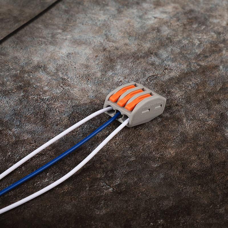  Клемма монтажная рычажного соединения PTC-3P 222-413 450В 32А 0.08-2.5(4.0)кв.мм Jazzway 5050822 фото в каталоге от BTSprom.by